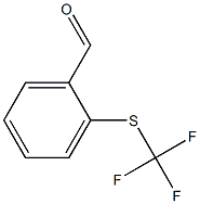 TRIFLUOROMETHYLTHIO BENZALDEHYDE 구조식 이미지