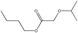 BUTYL ISO-PROPOXYACETATE 구조식 이미지