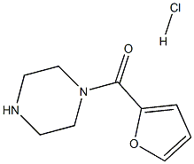 N-(2-FURANYLCARBONYL)PIPERAZINE HYDROCHLORIDE 구조식 이미지