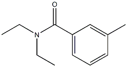 N,N-DIETHYL-M-METHYL-BENZAMIDE Structure