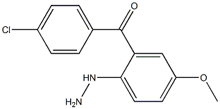 N-P-CHLOROBENZOYL-P-METHOXYPHENYL HYDRAZINE 구조식 이미지