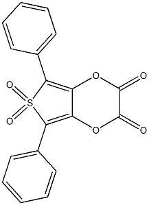 6,6-DIOXO-5,7-DIPHENYL-6H-6-LAMBDA6-THIENO[3,4-B][1,4]DIOXINE-2,3-DIONE 구조식 이미지