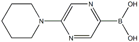 5-(PIPERIDIN-1-YL)PYRAZINE-2-BORONIC ACID 구조식 이미지