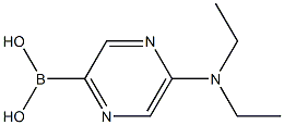 5-DIETHYLAMINOPYRAZINE-2-BORONIC ACID Structure