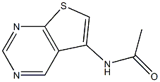 N-(thieno[2,3-d]pyrimidin-5-yl)acetamide 구조식 이미지