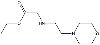 (2-MORPHOLIN-4-YL-ETHYLAMINO)-ACETIC ACID ETHYL ESTER 구조식 이미지