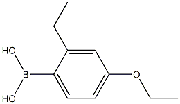 (4-ETHOXY-2-ETHYLPHENYL)BORONIC ACID Structure