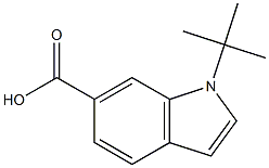 1-TERT-BUTYL-1H-INDOLE-6-CARBOXYLIC ACID Structure