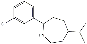 2-(3-CHLOROPHENYL)-5-ISOPROPYLAZEPANE Structure