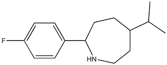 2-(4-FLUOROPHENYL)-5-ISOPROPYLAZEPANE Structure