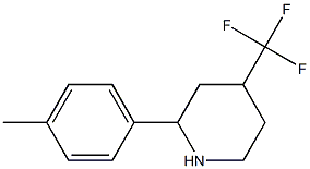 2-(4-METHYLPHENYL)-4-(TRIFLUOROMETHYL)PIPERIDINE Structure