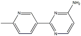 2-(6-METHYL-3-PYRIDINY)-4-AMINOPYRIMIDINE Structure