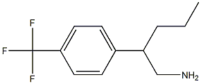 2-[4-(TRIFLUOROMETHYL)PHENYL]PENTAN-1-AMINE Structure