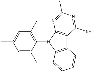 2-METHYL-9-(2,4,6-TRIMETHYL-PHENYL)-9H-1,3,9-TRIAZA-FLUOREN-4-YLAMINE Structure