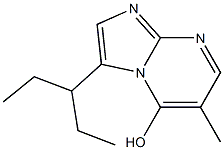 3-(1-ETHYLPROPYL)-6-METHYLIMIDAZO[1,2-A]PYRIMIDIN-5-OL Structure