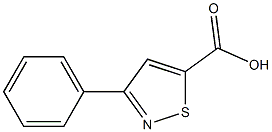 3-PHENYLISOTHIAZOLE-5-CARBOXYLIC ACID Structure