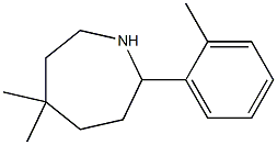 5,5-DIMETHYL-2-(2-METHYLPHENYL)AZEPANE 구조식 이미지