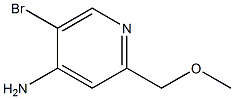 5-BROMO-2-METHOXYMETHYL-PYRIDIN-4-YLAMINE 구조식 이미지