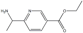 6-(1-AMINOETHYL)NICOTINIC ACID ETHYL ESTER Structure