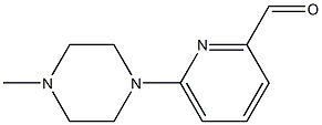 6-(4-METHYLPIPERAZIN-1-YL)PYRIDINE-2-CARBALDEHYDE 구조식 이미지