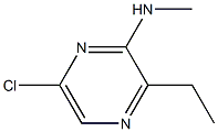 6-CHLORO-3-ETHYL-N-METHYLPYRAZIN-2-AMINE 구조식 이미지