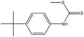 METHYL (4-TERT-BUTYLPHENYL)DITHIOCARBAMATE 구조식 이미지