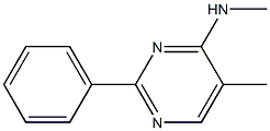 N,5-DIMETHYL-2-PHENYLPYRIMIDIN-4-AMINE Structure