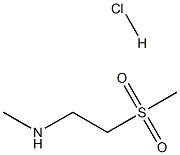 N-METHYL-2-(METHYLSULFONYL)ETHANAMINE HYDROCHLORIDE Structure