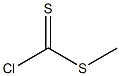 methylsulfanylmethanethioyl chloride 구조식 이미지