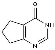 4H-Cyclopentapyrimidin-4-one, 3,5,6,7-tetrahydro 구조식 이미지