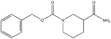 1-Cbz-3-carbamoylpiperidine 구조식 이미지