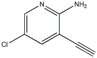5-chloro-3-ethynyl-2-pyridinamine Structure