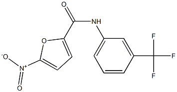 N2-[3-(trifluoromethyl)phenyl]-5-nitro-2-furamide 구조식 이미지