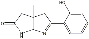 5-(2-hydroxyphenyl)-3a-methyl-3,3a,4,6a-tetrahydropyrrolo[2,3-b]pyrrol-2(1H)-one Structure