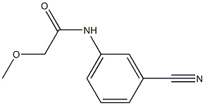 N-(3-cyanophenyl)-2-methoxyacetamide Structure