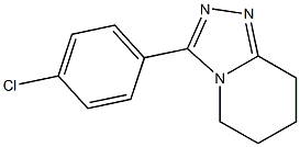 3-(4-chlorophenyl)-5,6,7,8-tetrahydro[1,2,4]triazolo[4,3-a]pyridine 구조식 이미지