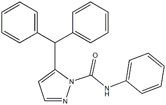 N1-phenyl-5-benzhydryl-1H-pyrazole-1-carboxamide Structure