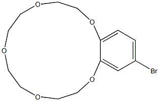 15-bromo-2,3,5,6,8,9,11,12-octahydro-1,4,7,10,13-benzopentaoxacyclopentadecine 구조식 이미지