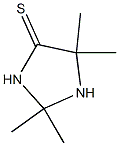 2,2,5,5-tetramethyltetrahydro-4H-imidazole-4-thione 구조식 이미지