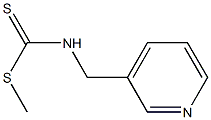 methyl N-(3-pyridinylmethyl)carbamodithioate 구조식 이미지