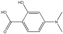 4-(dimethylamino)-2-hydroxybenzenecarboxylic acid Structure
