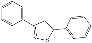 3,5-diphenyl-4,5-dihydroisoxazole 구조식 이미지