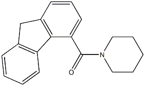 9H-fluoren-4-yl(piperidino)methanone 구조식 이미지
