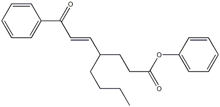 4-[(E)-3-oxo-3-phenyl-1-propenyl]phenyl octanoate Structure