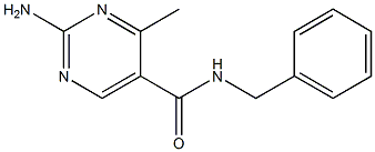 2-amino-N-benzyl-4-methyl-5-pyrimidinecarboxamide 구조식 이미지