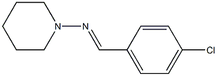 N1-(4-chlorobenzylidene)piperidin-1-amine 구조식 이미지