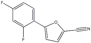 5-(2,4-difluorophenyl)-2-furonitrile 구조식 이미지