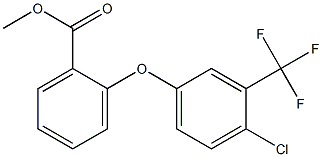 methyl 2-[4-chloro-3-(trifluoromethyl)phenoxy]benzenecarboxylate 구조식 이미지