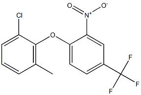 1-chloro-3-methyl-2-[2-nitro-4-(trifluoromethyl)phenoxy]benzene 구조식 이미지