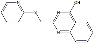 2-[(2-pyridylthio)methyl]quinazolin-4-ol 구조식 이미지